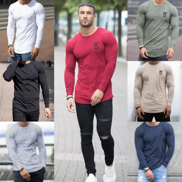 Gym Fit T shirt Training Top Fitted T-Shirt Tee Muscle Short Sleeve Workout