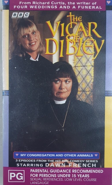 THE VICAR OF Dibley VHS Tape Rating PG Comedy PAL Starring Dawn  