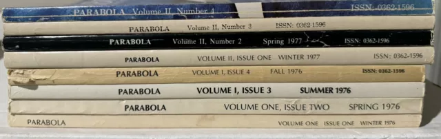Vintage Parabola Myth And The Quest For Meaning Lot Of 8 1976 1977 Volume 1 & 2