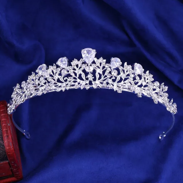 Rhinestone Crystal Princess Crown Tiara Bridal Wedding Headwear Hair Accessories