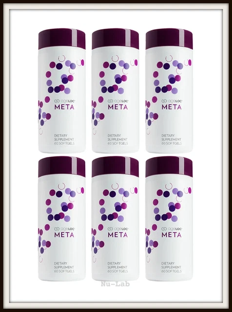 NEW! 6 x Nu Skin NuSkin ageLOC Meta (Reset)