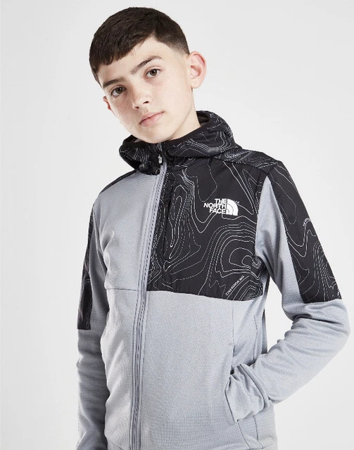 Original North Face Jugend Unisex Ampere Hoodie mit durchgehendem Reißverschluss - UVP £75