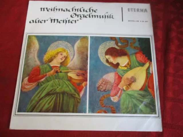 LP DIETRICH W. PROST Weihnachtliche Orgelmusik alter Meister ETERNA 820497 1965