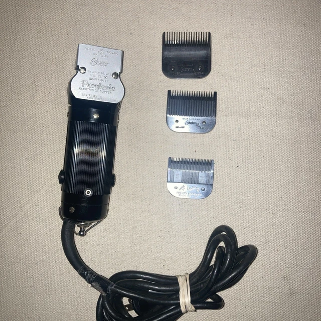 VINTAGE OSTER MODEL 10 Clippers With 3 Blades 87.55 PicClick CA