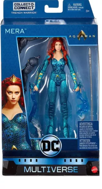 DC Multiverse Mera Figure Mattel 2018 Trench Warrior BAF Series