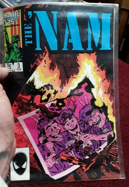 Real Nice 1986 THE NAM Marvel Feb. 3 Comic Book