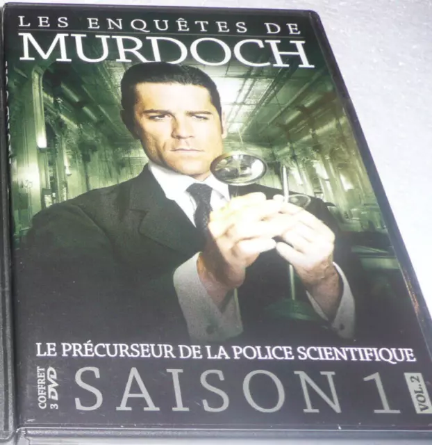 Dvd - Les Enquetes De Murdoch -  Saison 1 / Vol 2  / 6 Episodes / Coffret 3 Dvd