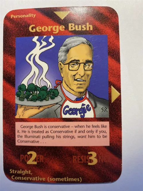 GEORGE BUSH - Illuminati New World Order Card Game CCG Limited EUR 2,84 -  PicClick IT