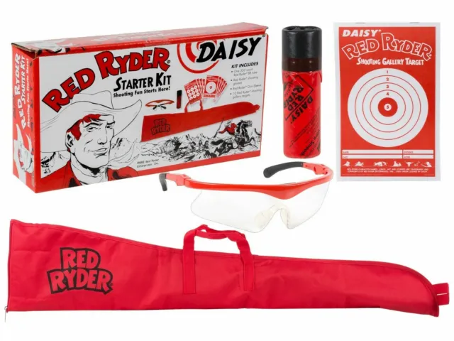 Daisy Red Ryder Carbine Bb Gun Starter Kit Bb Tube Glasses Sleeve