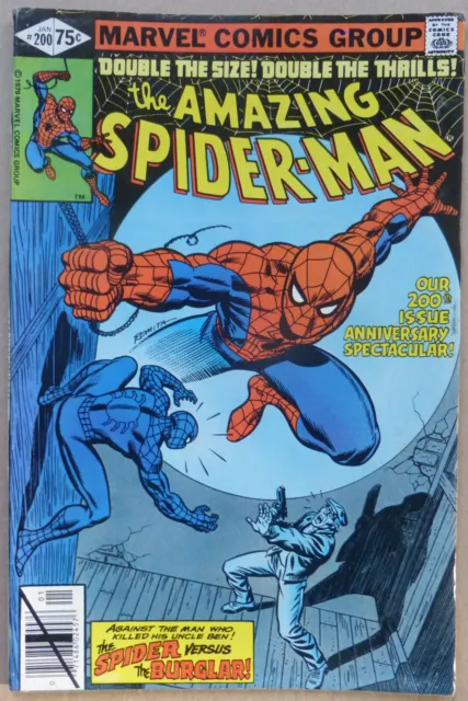 THE AMAZING SPIDER-MAN #200, "SPIDER-MAN vs THE BURGLAR!", HIGH GRADE!!