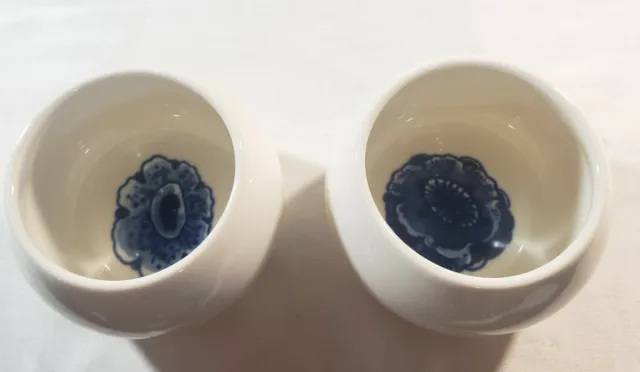Royal Delft - Blue D1653 Belly Tea Mugs - Set of 2 (Open - Box / New)