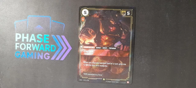 RIFTBOUND TCG: ORIGINS - Darius - Trifarian 027a/298 NM (SHOWCASE ...