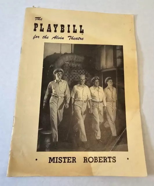 Alvin Theatre Playbill 'Mister Roberts' - 1948 theater program