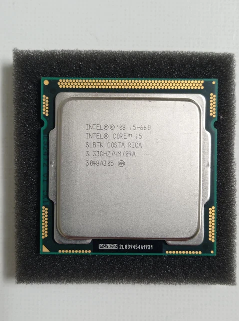INTEL CORE I5-660 2x 3,33 bis 3,60 GHz Sockel 1156 4MB Cache mit iGPU ...