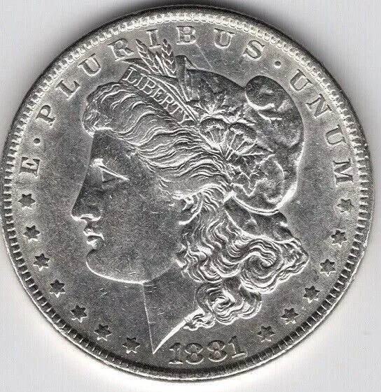 1881 CC Morgan Silver Dollar 90% Silver