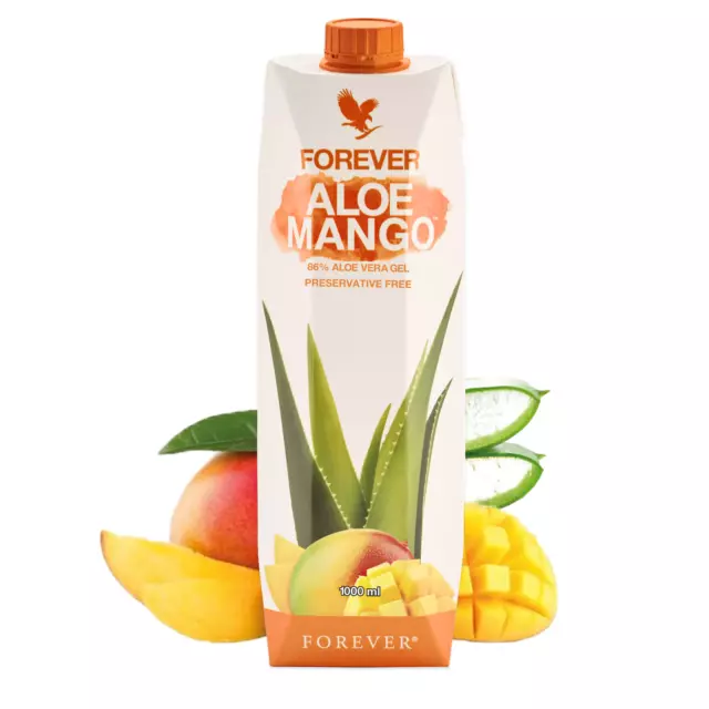 Forever Aloe Gel Mangue 86% - Métabolisme, Digestion, Immunité, Mango -  1000 ml