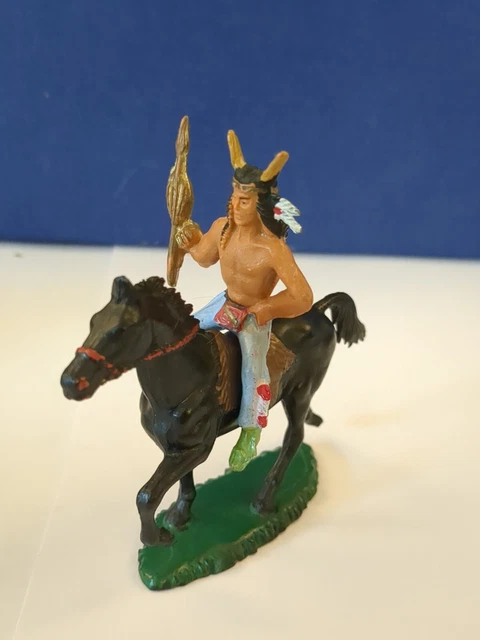 Figurine Starlux Tipi Indien - Échelle 1:32 (60mm) - Fabrication Française - État Correct