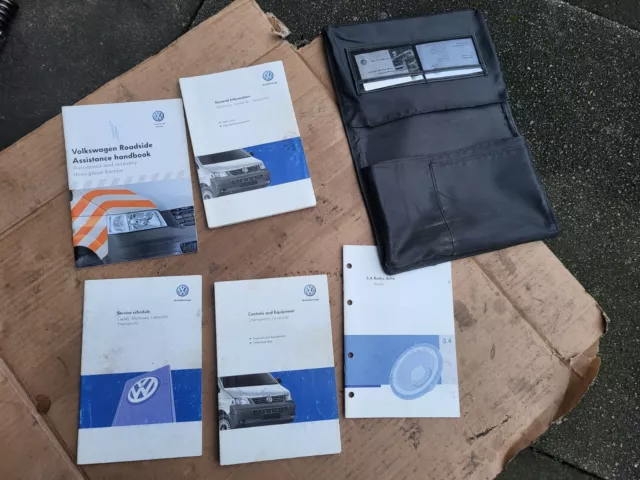 2009 Volkswagen Transporter T5 Owners Handbook Manual & Wallet