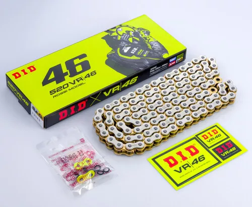 DID Kette 520VR46/114 X-Ring S&G Edition Valentino Rossi - wie DID 520VX3 114