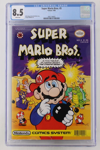 Super Mario Bros. #5 - Valiant 1990 CGC 8.5