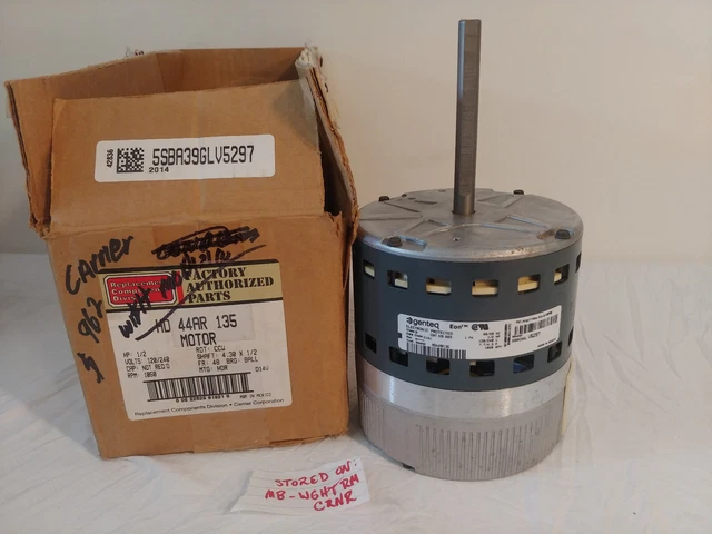 HD44AR135 Carrier OEM Variable Speed Blower Motor 1/2HP 120/240V Free Shipping