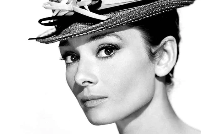 Poster Manifesto Locandina d'Epoca Film Vintage Vacanze Romane Audrey Hepburn