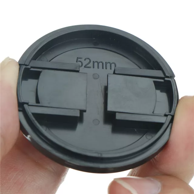 52mm Plastic Snap On Front Lens Cap Cover For SLR DSLR Camera DV Leica Sony BDAW 2