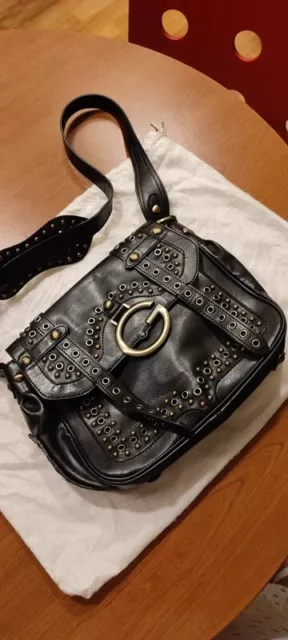 BORSA TRACOLLA CON borchie Guess nera EUR 40 00 PicClick IT