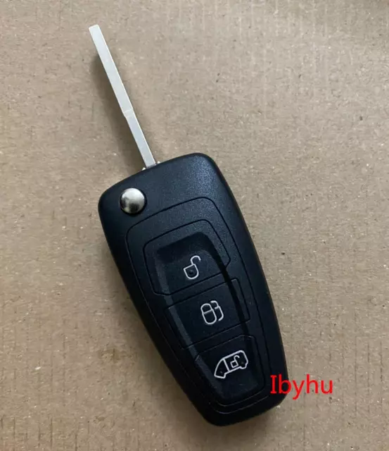 3 Tasten Flip Key Anhänger Etui Hülle für Ford Transit Custom MK8 Fernbedienung 2013 - 2020