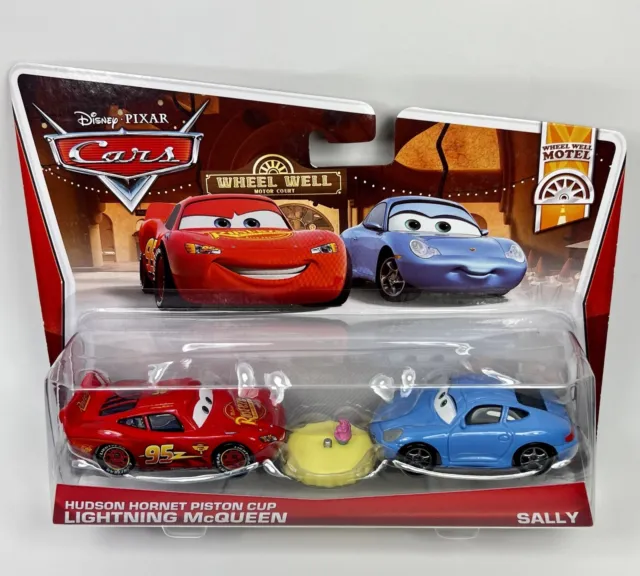 Disney Pixar Cars Lightning Mcqueen Sally Metal Scale Pack Hot Sex