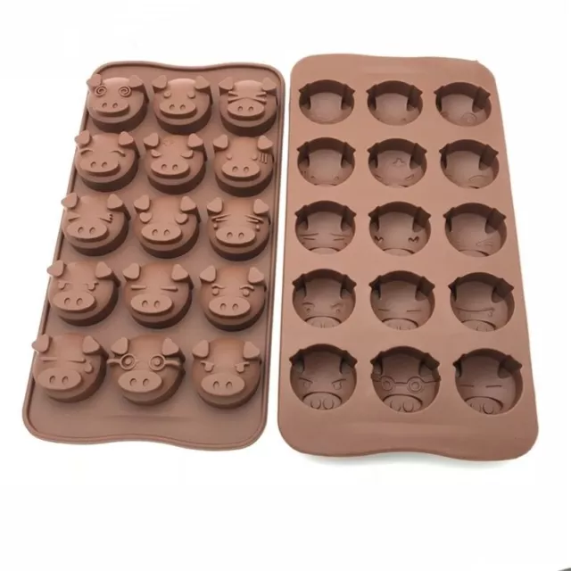 8 Holes Silicone Crayon Mold Candy Chocolate Gumpaste Moulds Semi