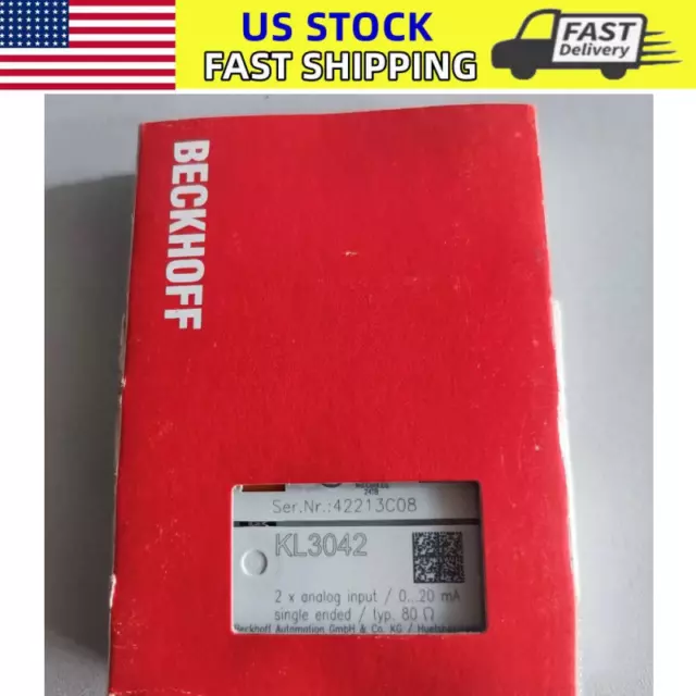 One Beckhoff KL3042 PLC Module KL 3042 New In Box Expedited Shipping