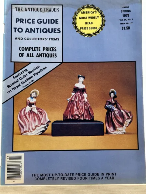 The Antique Trader: Price Guide To Antiques And Collectors Items-Spring 1978