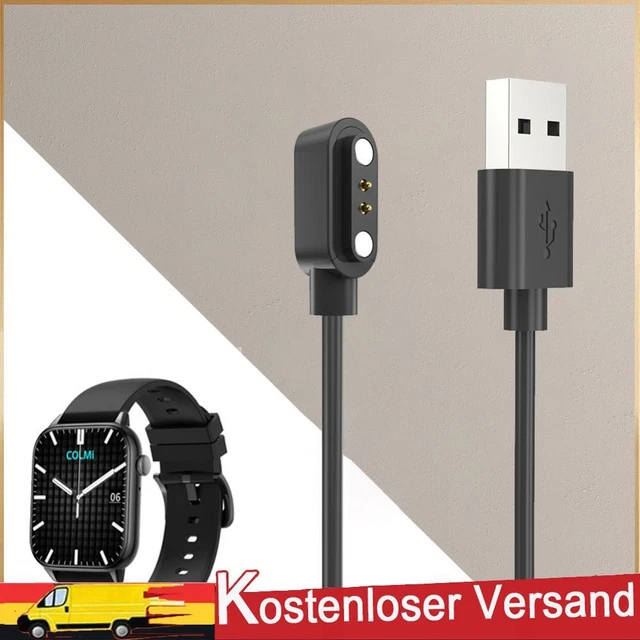 Smart Watch Charger Magnetic 0.6M USB Fast Charging Cable for COLMI C60/C61/ I20