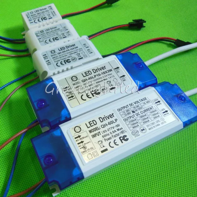 1-2 3-4 6-10 10-18 18-30x3w LED Driver Light For 3w High Power LED Chip 600mA