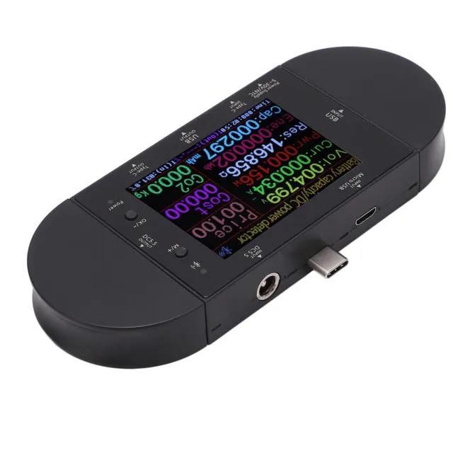 Digitaler Voltmeter USB-Tester 2 4 Zoll Farbdisplay Spannung Stromdetektor✈