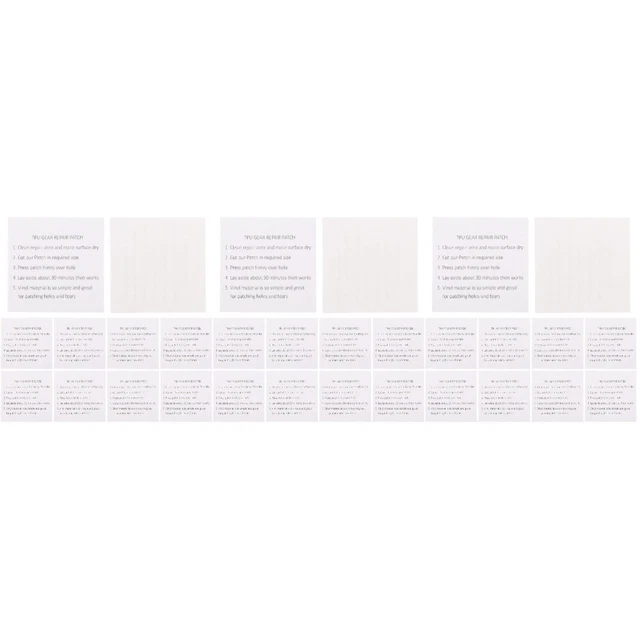 75 Pcs Patch Tpu Colle De Réparation Bouée De Natation Autocollant Étanche Tente
