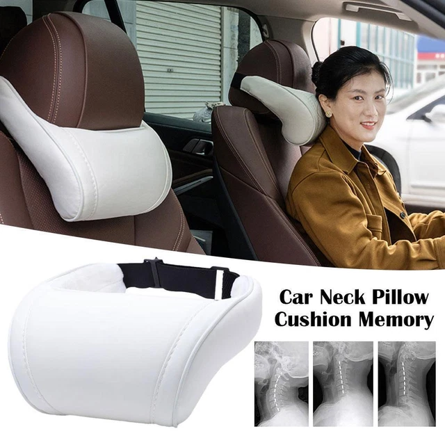 Reposacabezas automóviles almohada cuello coche reposacabezas de viaje γ cabeza de asiento F2S1