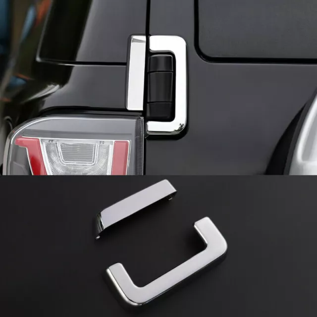 For Toyota FJ Cruiser 2007-2021 ABS Chrome Rear Tailgate Trunk Hinge Cover Trim