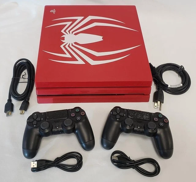 Sony PlayStation 4 PS4 Pro 1TB Marvel Spider-Man Limited Edition Game  Console FS