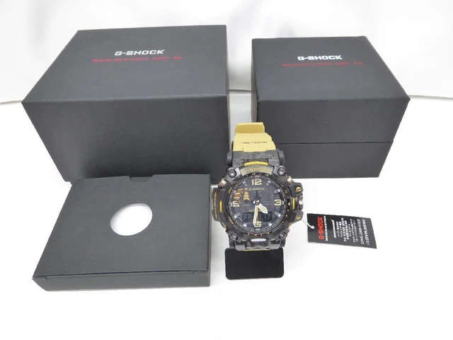 BISHO CASIO G SHOCK GWG 2000 1A5JF MUDMASTER radio wave solar watch with box