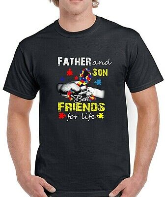 Padre e figlio Friends For Life T-shirt autizm Inpired Camicia Uomo presente