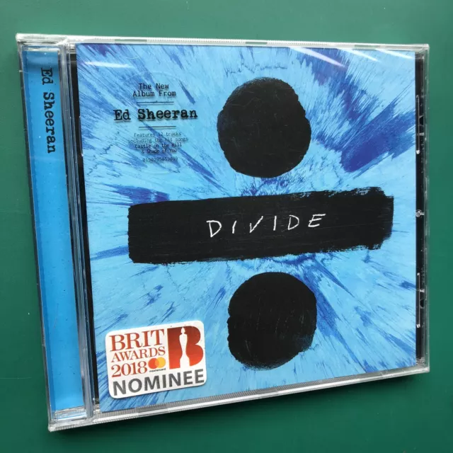 Ed Sheeran DIVIDE Indie Pop Folk Rock CD Castle On The Hill, Shape Of You SEALED