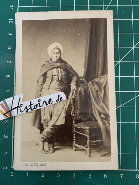 CDV Le Gray à Paris – Militaire Officier Régiment Zouaves Second Empire – Réf D63