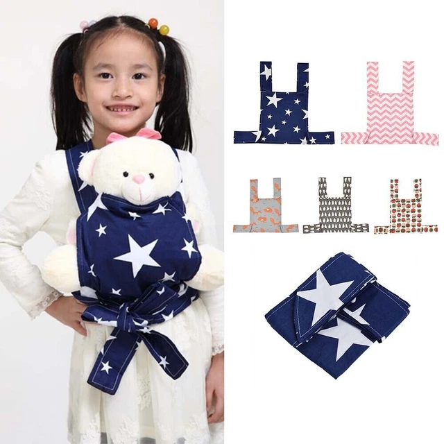 Baby Doll Carrier Sling Toy Kid Children Cartoon Toddler Front Back Carrier'