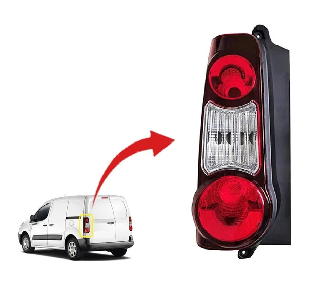 Links Rückleuchte für Berlingo Partner 2012-2019 W / Horizontal Öffner Türen