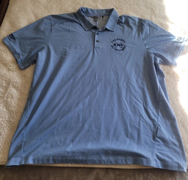 Ogio Blue ILWU Credit Union Golf Tournament  Men's  Polo, Size 2X-Large