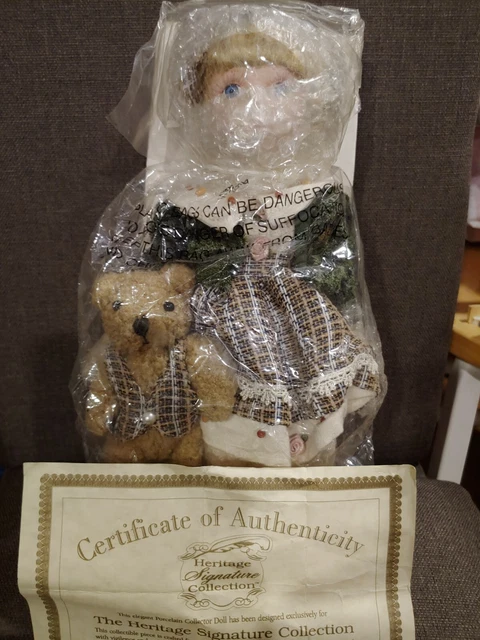 Elegant Porcelain Collector Doll For The Heritage Signature Collection