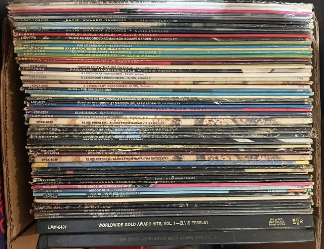 Elvis Presley lot of 60 Original Vinyl Records Albums LP Record Lot