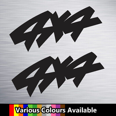 2 4x4 (n) Vinyl Decal Stickers Four by Four Car Van Jeep Off Road Window Bumper